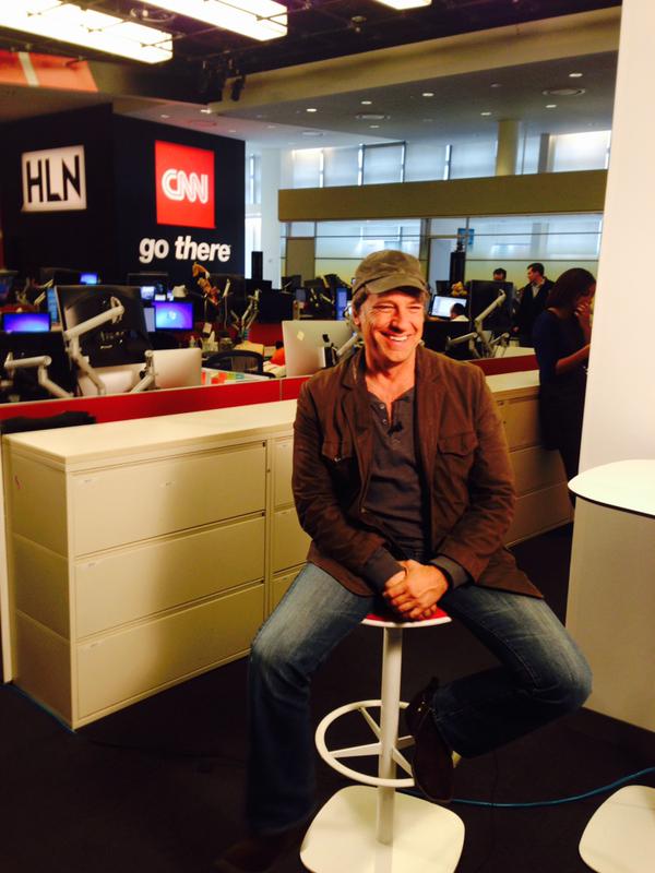 We're at <a href="/CNN/">CNN</a> shooting "My First Big Break" with Mike Rowe.
