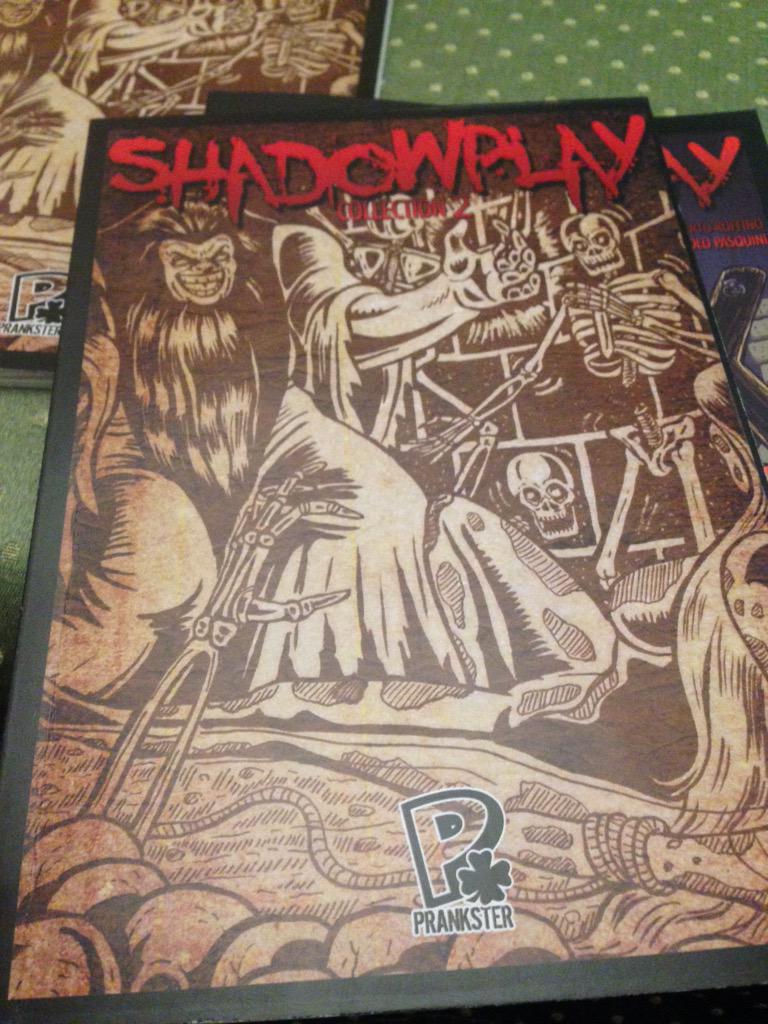 prankstercomics's tweet photo. @RomicsTweet #shadowplay collection 2. Edizione limited edition numerata http://t.co/iWt0H9hXTm
