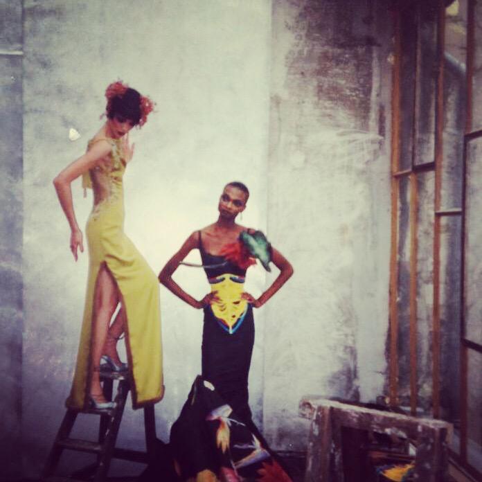 MissDebraShaw's tweet photo. #johngalliano #dior #lingtan poloraid #lisamitchell http://t.co/4QegMZgj4Q