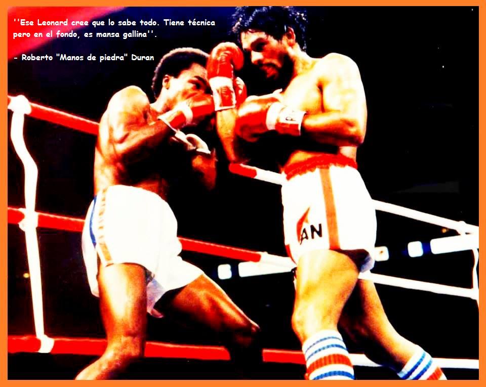 FrasesDeBoxeoo's tweet photo. ''Ese Leonard cree que lo sabe todo. Tiene técnica pero en el fondo, es mansa gallina''.

- Roberto Duran http://t.co/45eYsVQBGN