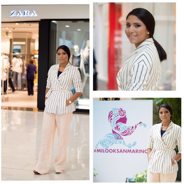 StylesByVero's tweet photo. Striped jacket and relaxed fit casual pants: #zara navy chiffon #mng zapatos #Aldo #milooksanmarino @Sanmarinogye http://t.co/PTw3myrKDf
