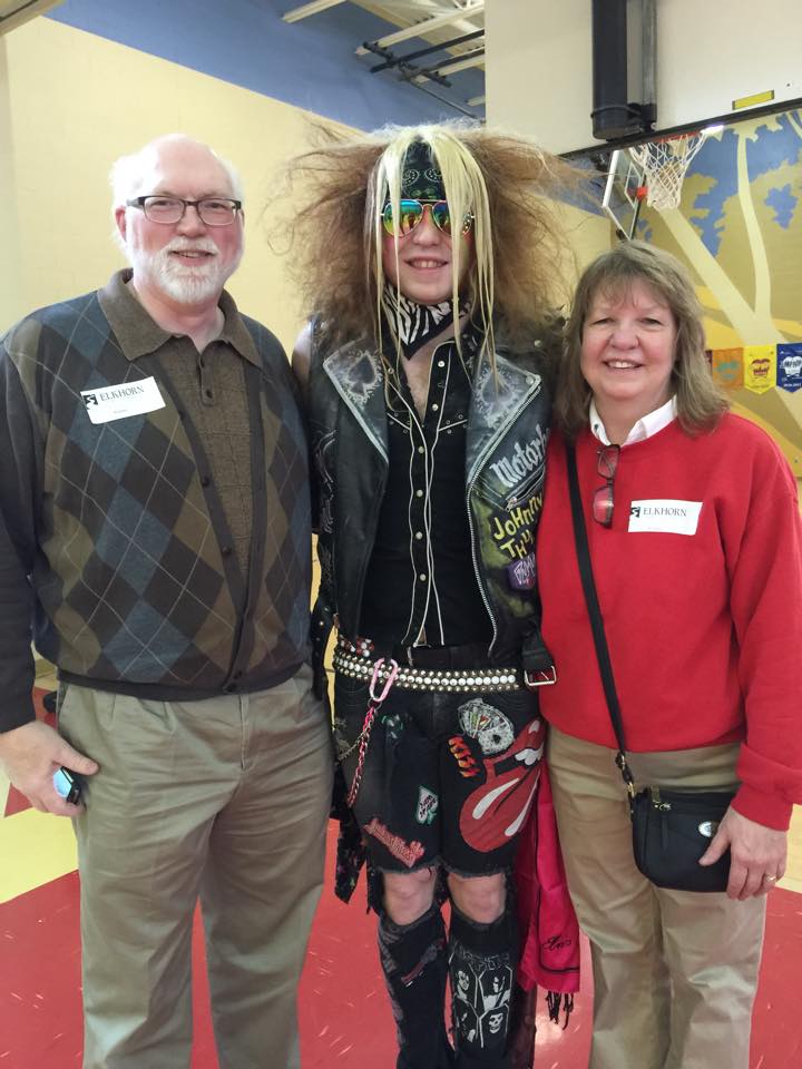 Yesterday I was the special guest at The Manchester Elementary Pep Rally.  "Rock The Test".