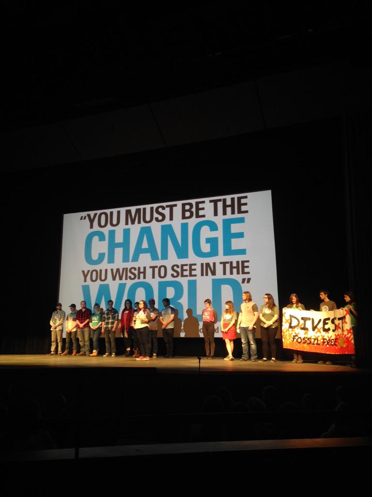 _DivestAC's tweet image. You're a great crowd Algonquin! Thank you #ACInspire