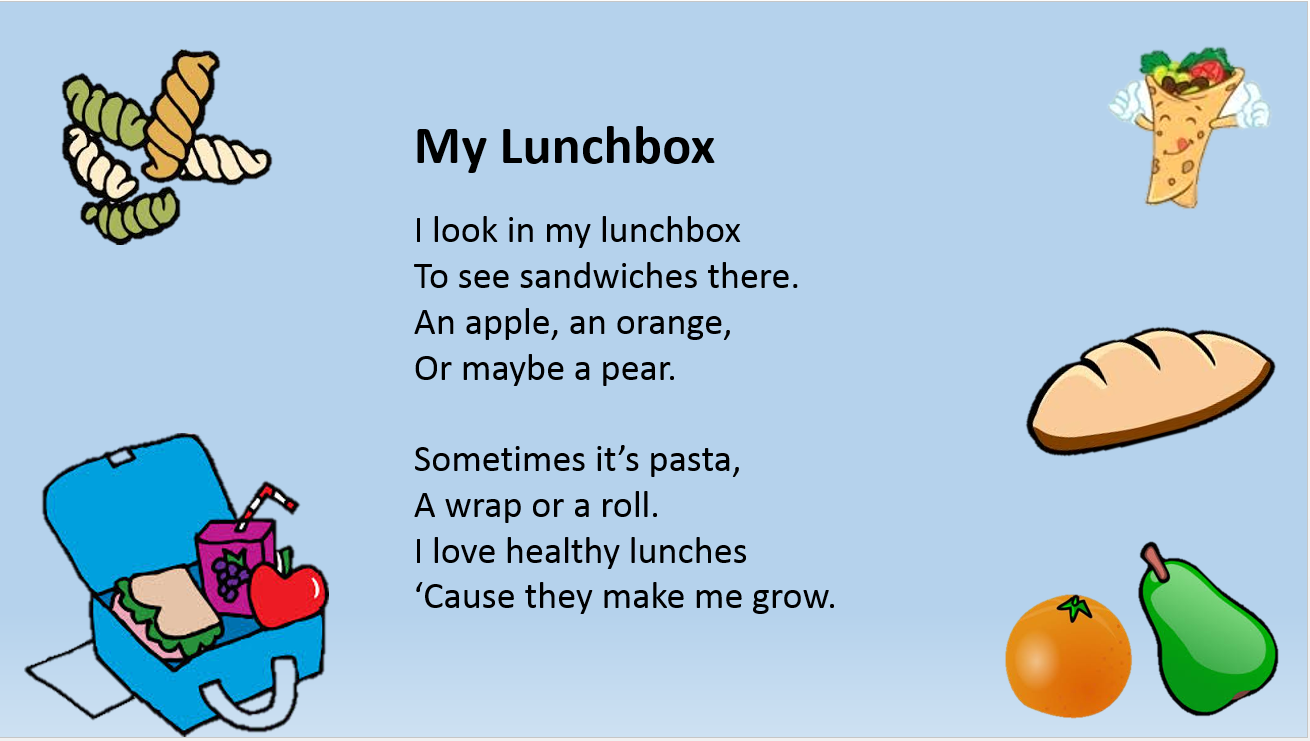 Let's lunch. Стихи на английском для детей. Стих о еде на английском. Стишок про еду на английском. Стих про food.