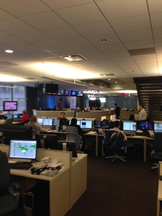 chris_selfridge's tweet image. Newsroom @cbschicago getting revved up for #election2015 coverage.  #chicsgo mayor