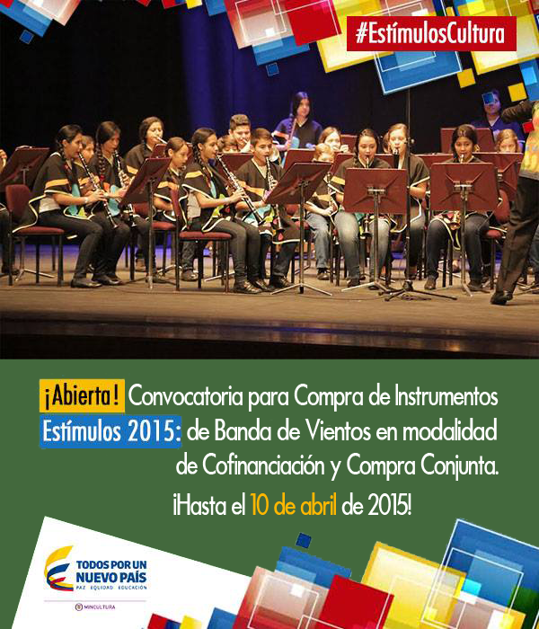 ¡Se amplía el plazo hasta el 10 de abril de 2015! Más info aquí –► bit.ly/1Ip3MuB  | <a href="/mincultura/">MinCultura Colombia</a>