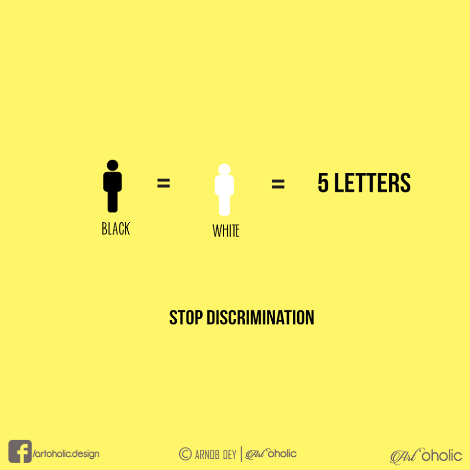 socialbuzzs's tweet photo. Minimal Posters Showing We’re All The Same
http://t.co/cwW8u00stC
#StopDiscrimination http://t.co/tFGLRcovDk