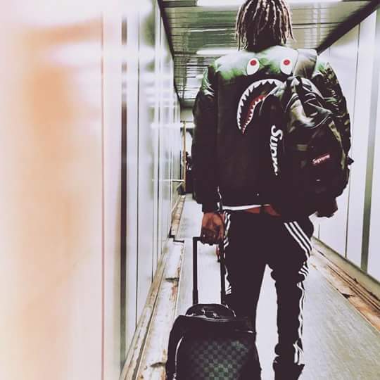 Fashion Army on X: Wiz Khalifa - Bag : Louis Vuitton Bomber