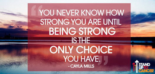 Where do you draw your strength from? #SU2C wants to know.