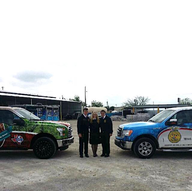 Keep an eye out for the new Texas FFA Ford truck that is now officially on the road coming to a school near you!