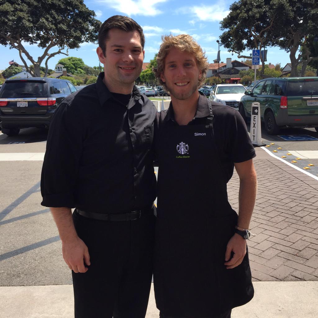 RobertTorrey's tweet photo. Welcome to the Coffee Master family Simon!  Congratulations. http://t.co/nu96CtFU9f
