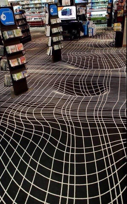 Imagine walking on this floor when you're hammered
