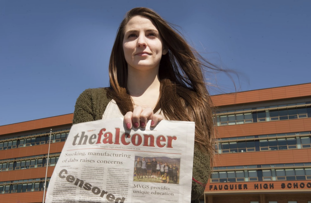 washingtonpost's tweet image. A principal yanked a drug article from a student newspaper, so it ran online wapo.st/1HNAthH