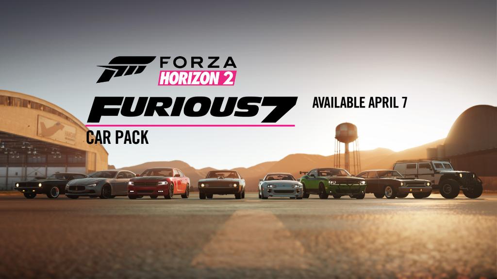 XBOX's tweet photo. #Forza's Fast &amp; Furious Car Pack is here. Drive the cars of #Furious7 &amp; get the #Supra FREE: http://t.co/17eXl3JcX2 http://t.co/JbZV6f3wcT