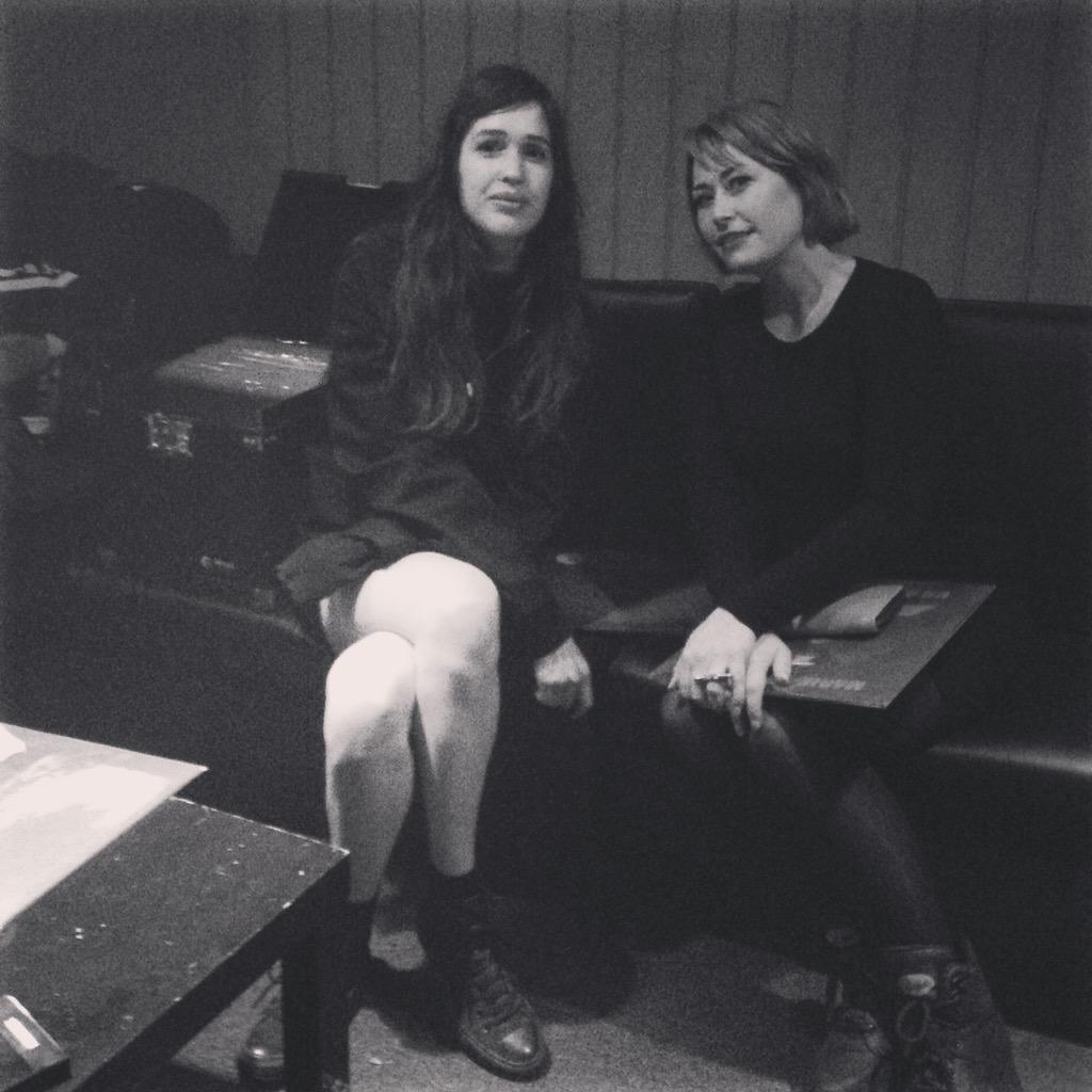 AaronMontaigne's tweet photo. Marie Davidson and z Blkrainbow chillin http://t.co/05RrVPvvtS
