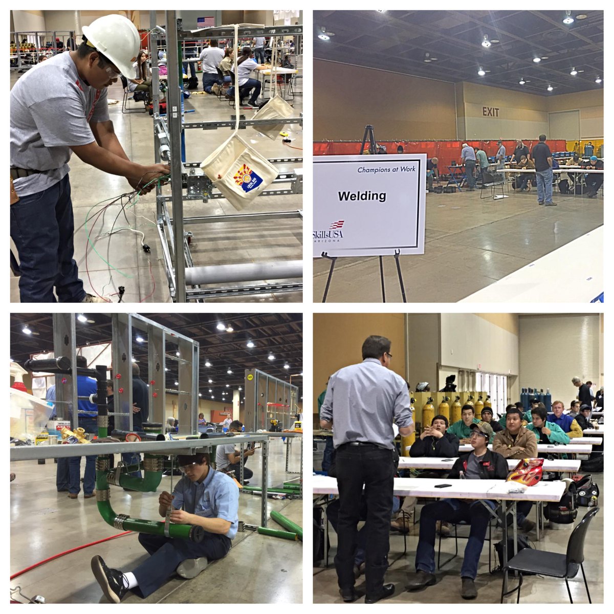 Members <a href="/AZPipeTrades469/">Arizona Pipe Trades</a> , <a href="/IBEW570/">IBEW Local 570</a>, <a href="/IBEW640/">IBEW 640</a>, #Ironworkers Local 75 at Skills USA Arizona. #training #youth