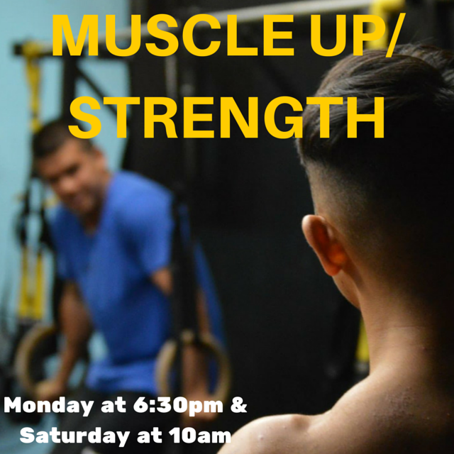 CrossFitHTF's tweet photo. Of the many programs we offer, we offer a Muscle Up/Strength class on Mon at 6:30pm &amp; Sat at 10am.  #Crossfithtf http://t.co/P586gkT5kM