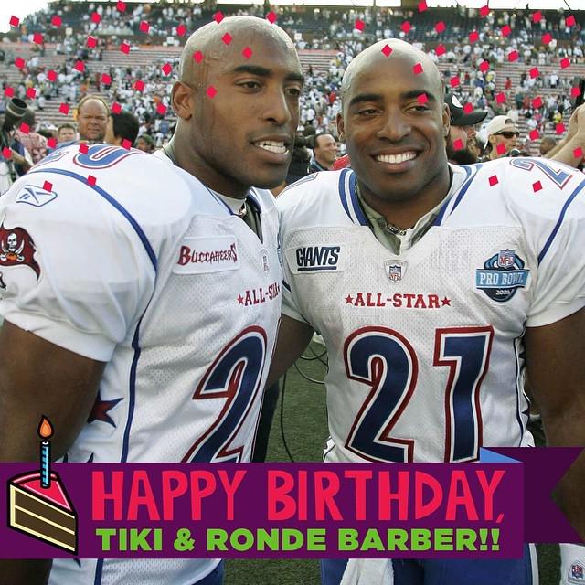 Happy 40th Birthday to Tiki & Ronde Barber!  : Ted S. Warren/AP by nfl  