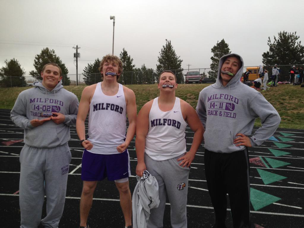 Mindysburton's tweet photo. Weight mans relay 1st place! #milfordsoar http://t.co/svmk85LZ0J