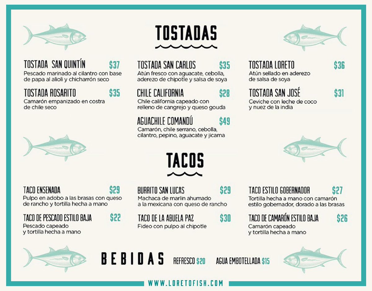 mmazv's tweet photo. “@loretofish_: ¿Ya conoces el menú que #LoretoFish tiene para ti? http://t.co/xmsTTjqu9P” vamos @PayomunOZ