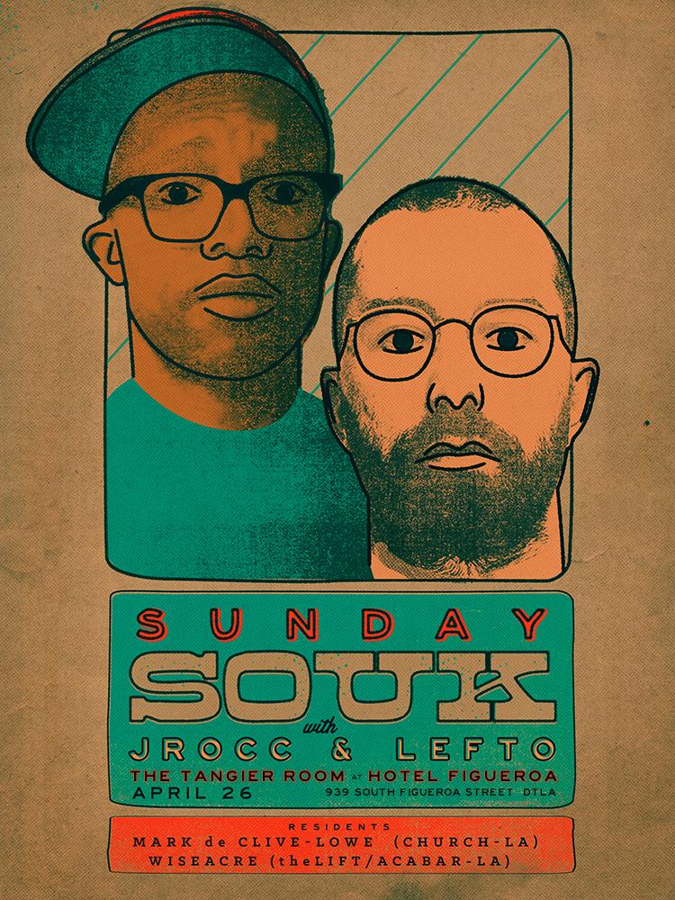 LeFtO's tweet photo. LOS ANGELINOS and ANGELINAS >>> APRIL 26 w/ @jrocc for #SUNDAYSOUK http://t.co/s3br1EPKys