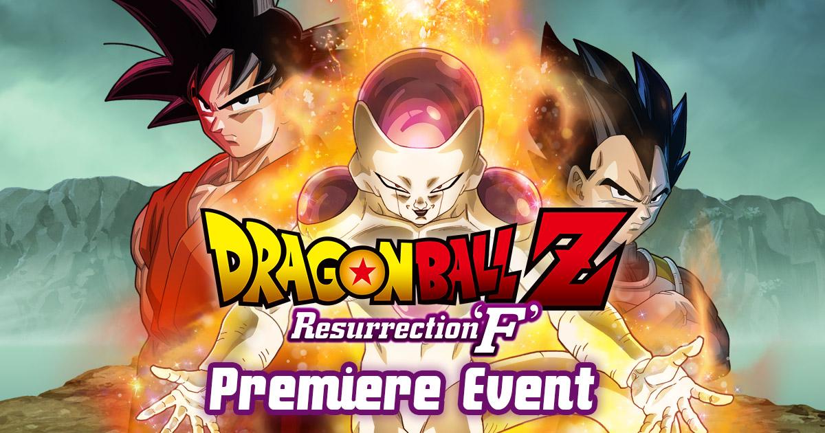 Funimation's tweet photo. The World Premiere &amp; Red Carpet Event for #DragonBallZ: Resurrection ‘F’ is almost here! Info: http://t.co/T2Hp5nf38H http://t.co/20xw1J9SY0
