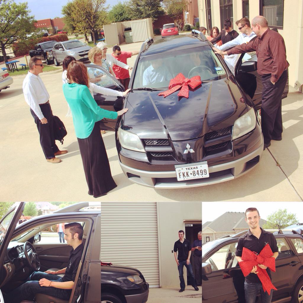 GatewayPeople's tweet photo. The team at @GenerousLife was able to bless another member with a car today! #BlessALife http://t.co/xVLLeQvdyJ