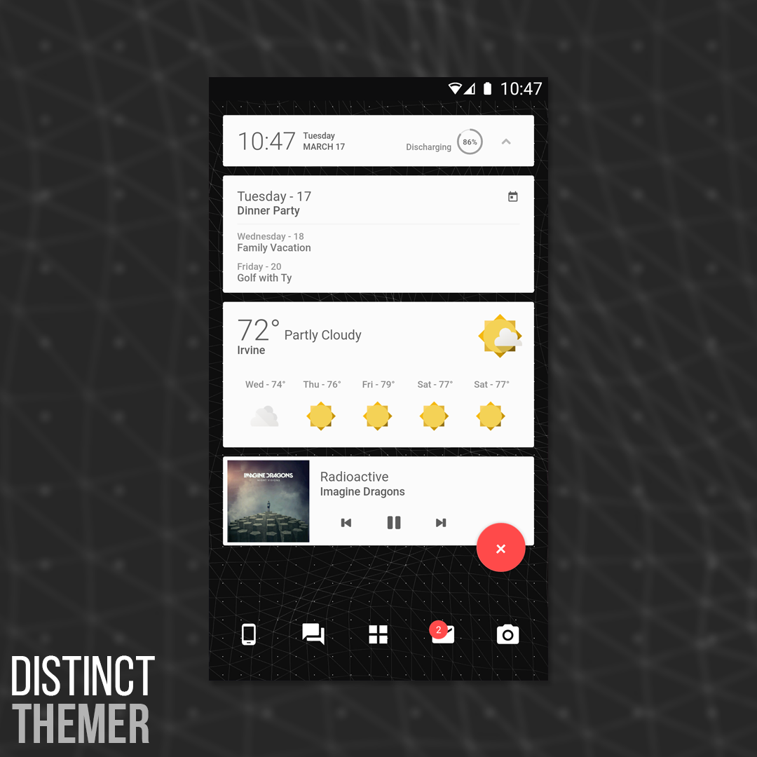 ThemerApp's tweet photo. Distinct is now live! It includes a music player, weather, and an agenda! Get it now: http://t.co/7UlSjfQ4ue http://t.co/vvnh7WYqTb