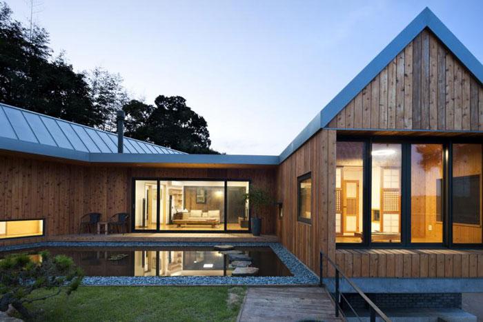 П образный дом. L образный дом. Современный дом l образный. Н образный дом с бассейном