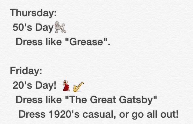 💜SPIRIT WEEK STARTS MONDAY 💜