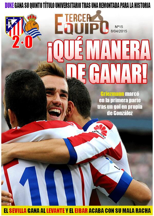 Tercer_Equipo's tweet photo. #PortadaTE: ¡Qué manera de ganar! por @iDonSimon http://t.co/Swjoi3mtCi http://t.co/sSlQdueMkB
