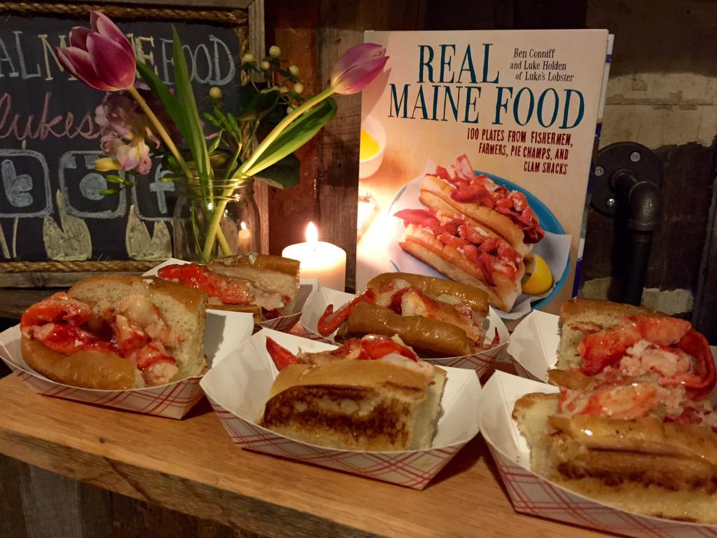 grubshots_'s tweet photo. Thanks @LukesLobster for an amazing cookbook launch party #realmainefood http://t.co/nn6ou3kbh4