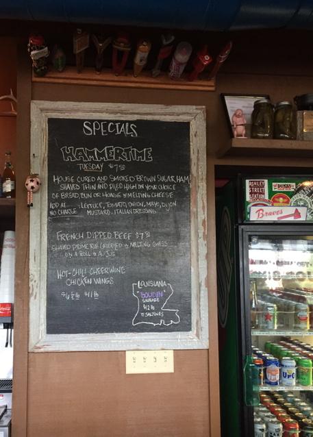 It's not a visit to SSI without a tasty meal <a href="/southernsoulbbq/">Southern Soul BBQ</a>  super cheerwine wings on special board