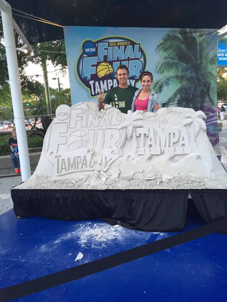 cherhubsher's tweet photo. NCAA Women's Basketball Championship right next door! #ATTWBB #Tampa #FinalFour http://t.co/hiE5XrCraU