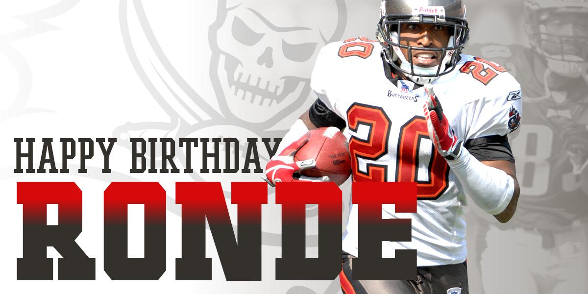 To wish legend Ronde Barber a Happy Birthday!  

Photos of Ronde through the years:  