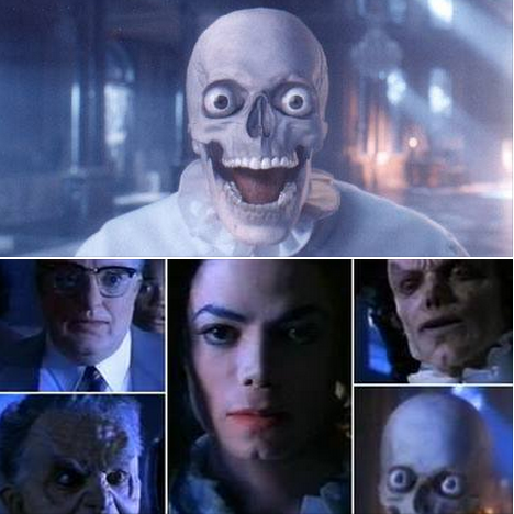 Happy Birthday to Stan Winston, make-up artist for his \96 video GHOSTS. Props now at the museum. 