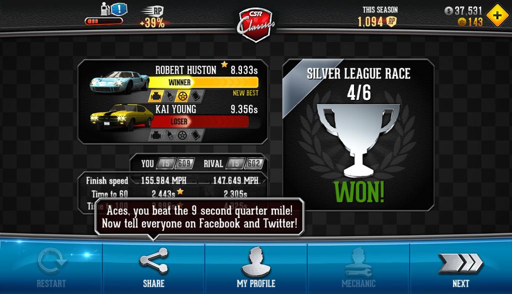 Roberthuston357's tweet photo. Bet you can't beat a 9 second quarter-mile in #CSRClassics for Android! Try it for FREE! http://t.co/fTgF6bPOLT http://t.co/t8i7Tfk0m8