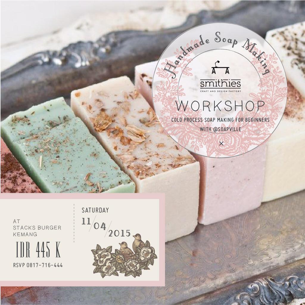 Join Handmade Soap Making Workshop
Limited seats so book now! 0817716444 (iMsg/Wa/Line only)
#support  by #baked_id
