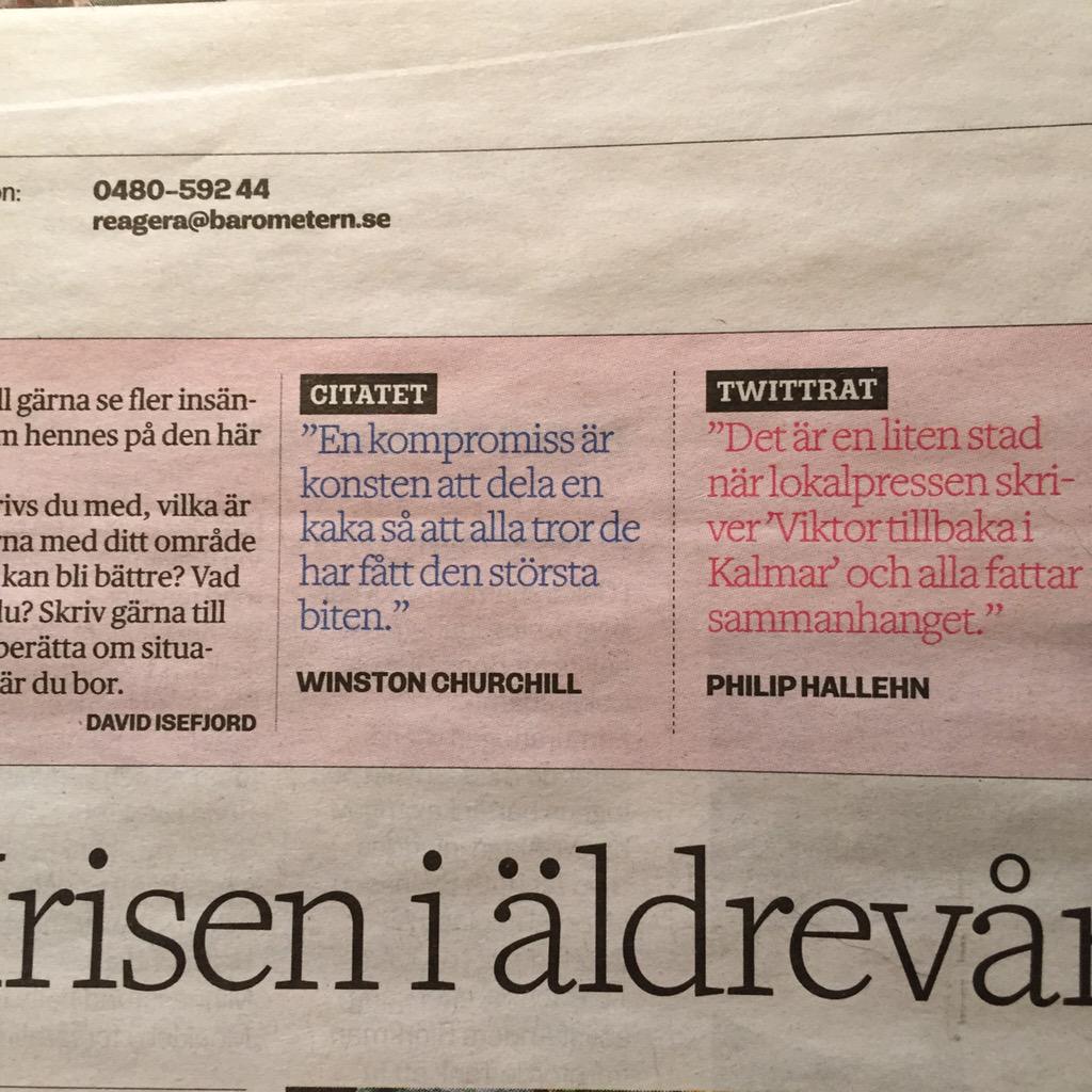 yutripp's tweet photo. @Hallehn citeras bland stora män. http://t.co/3f9nnr5upU