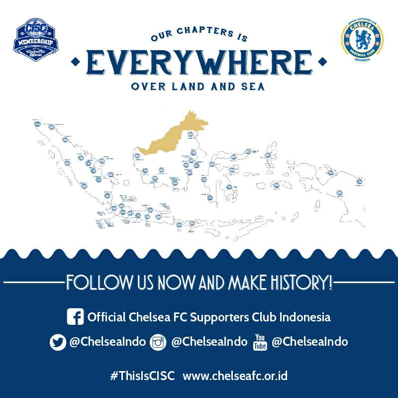CISCbalikpapan's tweet photo. Mari bergabung menjadi bagian dari keluarga Fans Chelsea FC di Indonesia
#THISISCISC #CISCBPN 
@EventBPN http://t.co/vj4aUvBUXY
