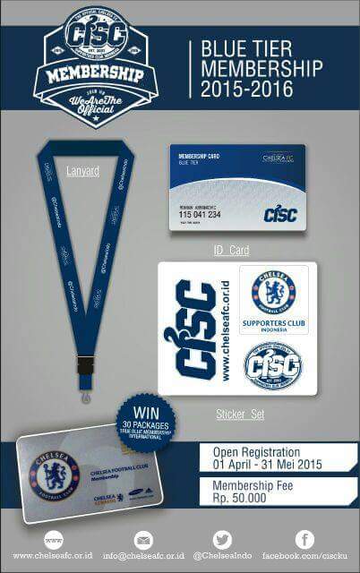 Mari bergabung menjadi bagian dari keluarga Fans Chelsea FC di Indonesia
#THISISCISC #CISCBPN 
@EventBPN