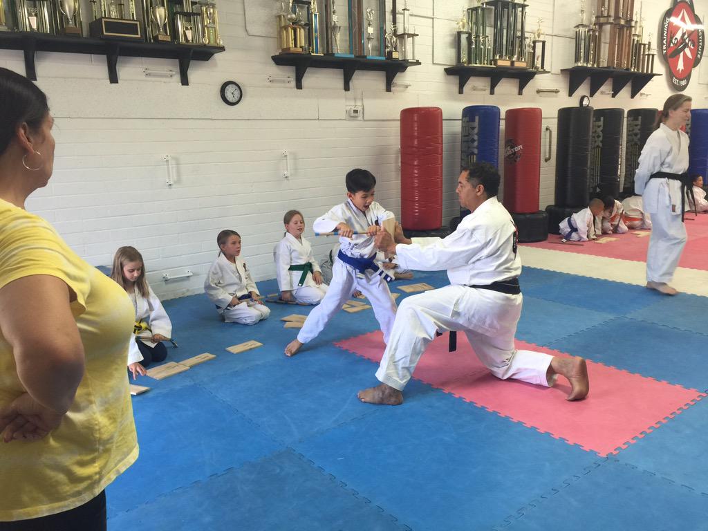 koshoshihan's tweet photo. Students in our kids class, practicing breaking boards http://t.co/XAHwB2ek4N