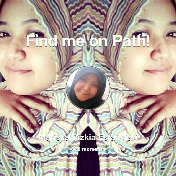rizki_esfan's tweet photo. I've shared 832 memories with my friends on #Path - see them now at http://t.co/GKHHlANOiy! #thepersonalnetwork http://t.co/qMUwHIPhnI