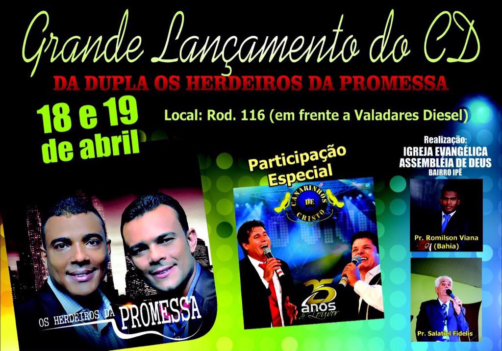 Está chegando o grande dia venha todos para adorar ao senhor conosco.