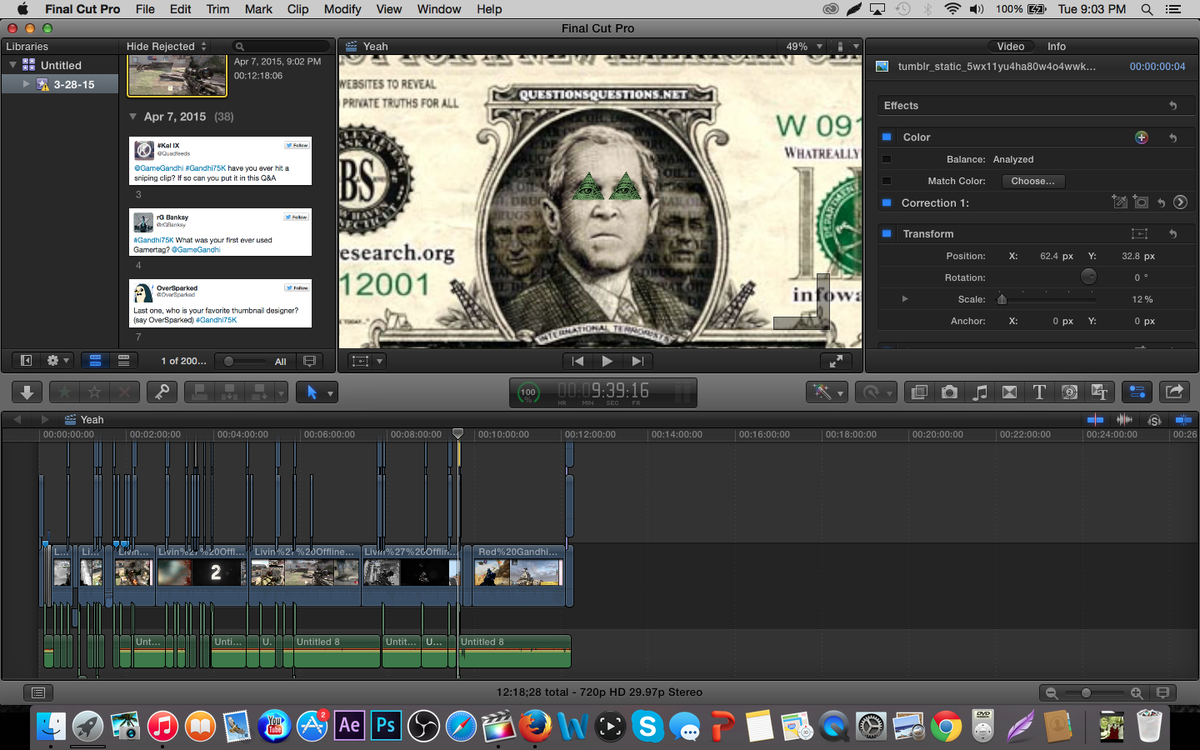 kacz's tweet photo. I'm basically done with today's vid, just adding a few finishing touches. http://t.co/3CL6pDLZ7f