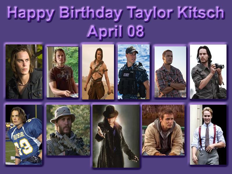 Happy Bday to Taylor Kitsch, star of Friday Night Lights, X-Men Origins, John Carter, Battleship, Lone Survivor 