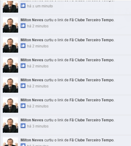FC_TTEMPO's tweet photo. Acho bacana ver como o @Miltonneves me dá força tanto aqui no FC quanto na Página do Facebook. Obrigada, #MitoNeves! http://t.co/5ospQTawpQ