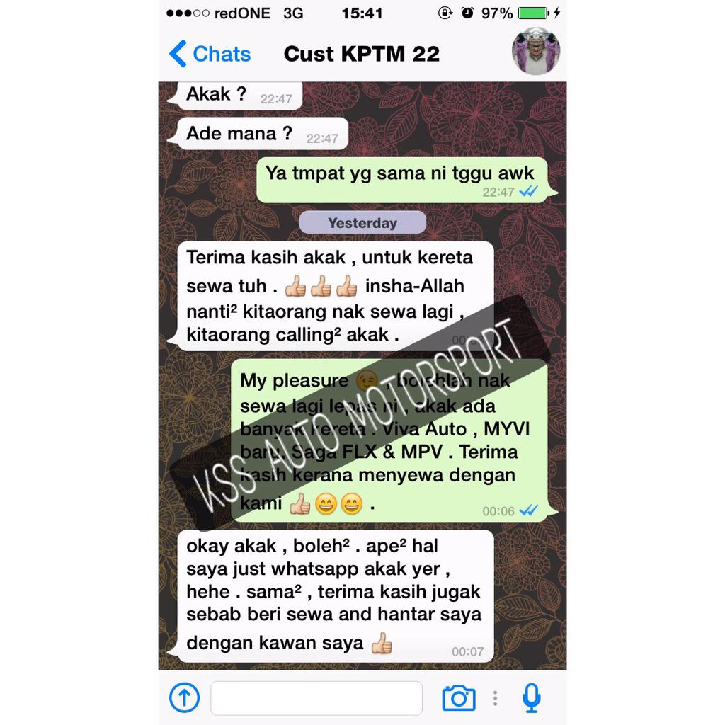 kss_hotline's tweet photo. Feedback Positive Customer 😄😄 http://t.co/cOPJfZ1mxA