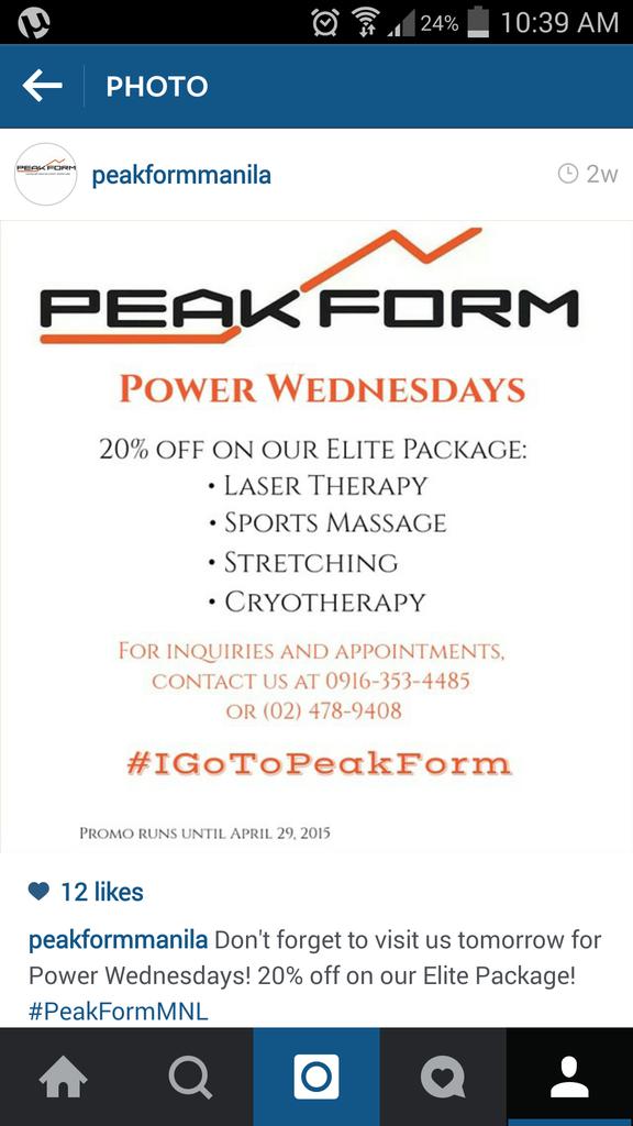 PeakFormManila's tweet photo. http://t.co/AiadRPqaEX