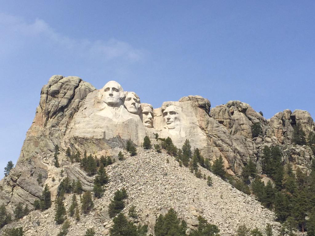 Road trip day 5 included Mount Rushmore! #murica #southdakota #nature #springbreak #GodBlessAmerica